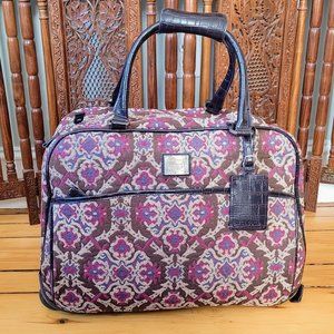 Beautiful Vintage Liz Claiborne Tapestry Bag Luggage